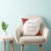 バラモダン金ゴールド銅グリッタースウィート16誕生日 クッション (椅子)