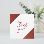 バラモダン金ゴールド銅グリッタースウィート16誕生日 サンキューカード (スタンド正面)