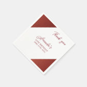 バラモダン金ゴールド銅グリッタースウィート16誕生日 スタンダードカクテルナプキン (角)