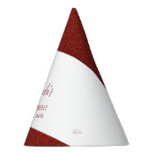 バラモダン金ゴールド銅グリッタースウィート16誕生日 パーティーハット (右)