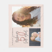 バラモダン金ゴールド50を美しく見せるフリースブランケット フリースブランケット (正面)