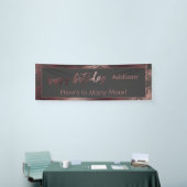 バラモダン金ゴールド&グレーマーブルハッピーバースデー 横断幕 (トレードショー)