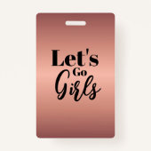 バラモダン金ゴールドI doクルーバチェロレッテ バッジ (裏面)