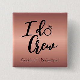 バラモダン金ゴールドI doクルーバチェロレッテ 缶バッジ