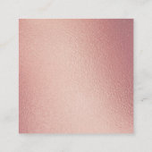 バラモダン金箔カレンダーアポイントメントカード エンクロージャーカード (裏面)