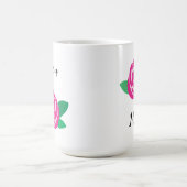バラモチーフのパーソナライズされたマグカップ モーフィングマグカップ (中央)