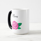 バラモチーフのパーソナライズされたマグカップ モーフィングマグカップ (正面左)