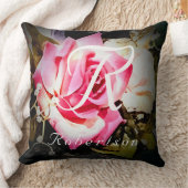 バラモノグラムのカソリッ結婚クの贈り物 クッション (ブランケット)