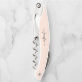 バラモノグラムのビールワインコルクスクリュボトルオープナー ソムリエナイフ (正面)