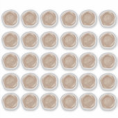 バラモノグラムの金ゴールドフェイクワックスシール シール (正面)