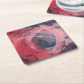 バラライトI スクエアペーパーコースター (アングル)