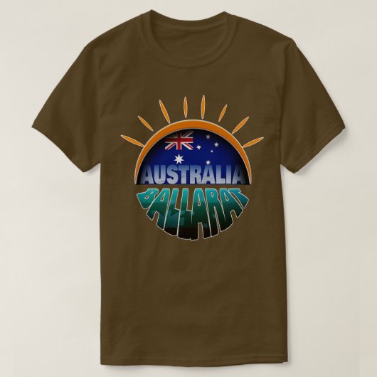 バララットオーストラリア Tシャツ (デザイン正面)