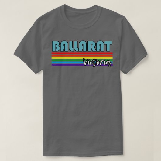 バララットビクトリアプライドバララトLGBTギフトLGBTQ Tシャツ (デザイン正面)