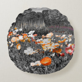 バララットボタニックガーデンズフローラディスプレイ ラウンドクッション