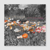 バララット植物園フローラ表示磁石 (正面)