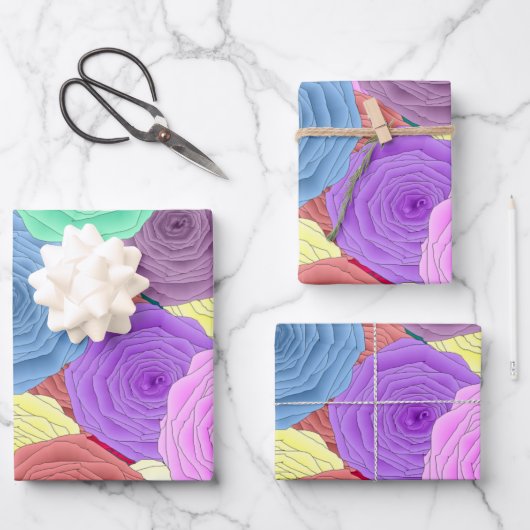 バララッピング紙シート ラッピングペーパーシート (正面)