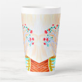 バララテコーヒーマグバイアリエラ&リリーデザイン カフェラテマグ (正面)