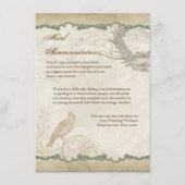 バララフランスのブバードヴィンテージレースアップルグリーン エンクロージャーカード (正面)