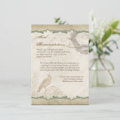 バララフランスのブバードヴィンテージレースアップルグリーン エンクロージャーカード (スタンド正面)