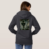 バララブデザインロマンスフード付きスウェットシャツ パーカ (裏面フル)