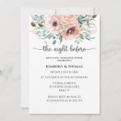 バラリハーサルの夕食の招待の前の夜 招待状