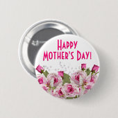 バラリリーパールピンクマザーズデイ 缶バッジ (正面&裏面)