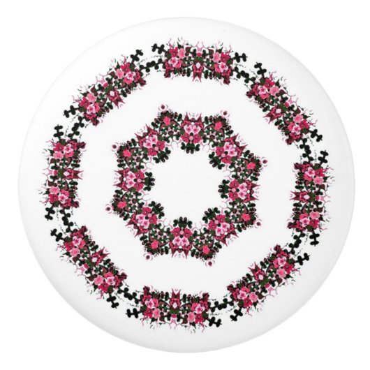 バラリングや輪セラミックノブ セラミックノブ (正面)