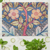 バラリースウィリアム・モリス キッチンタオル (折り畳み)