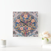 バラリースウィリアム·モリス スクエア壁時計 (ホーム)