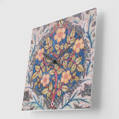 バラリースウィリアム·モリス スクエア壁時計 (傾斜)