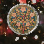 バラリース刺繍デザインバイウィリアム・モリス メタルオーナメント