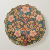 バラリース刺繍デザインバイウィリアム・モリス ラウンドクッション (裏面)