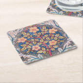 バラリース、ウィリアム・モリス スクエアペーパーコースター (アングル)