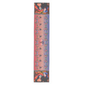 バラルタカトリナスワイン,花と蝋燭1718 ミディアムテーブルランナー (正面)