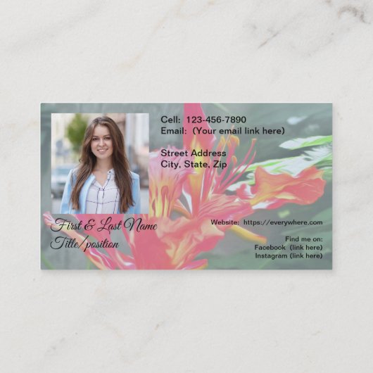 バラルタフレーミング美しい1583 名刺 (裏面)