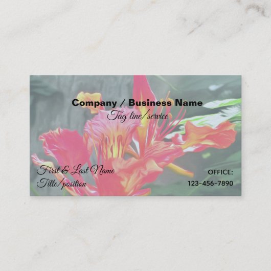 バラルタフレーミング美しい1583 名刺 (正面)