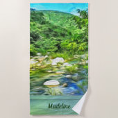 バラルタリバーサウス0366 ビーチタオル (正面)