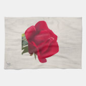 バラルージュ – レッドローズ キッチンタオル (横)