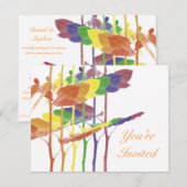 バラレインボー 招待状 (正面/裏面)