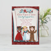 バラレッドスノーホワイトアンドベア招待状 招待状 (スタンド正面)