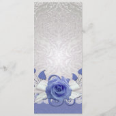 バラレースシルバー/ブルーダンマスクウェディングメニュー メニュー (裏面)