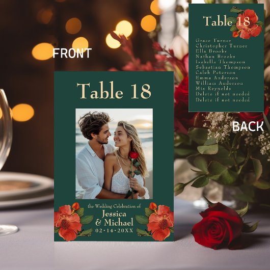 バラロマンス:アールヌーボー壮麗テーブル番号 テーブルナンバー