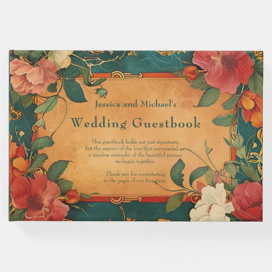 🌹バラロマンス：アールヌーボー・スプレンドール ゲストブック (正面)