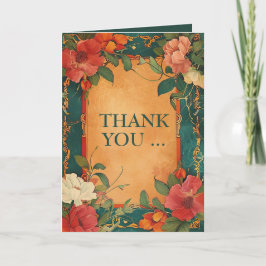 🌹バラロマンス:アールヌーボー・スプレンドール サンキューカード