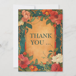 🌹バラロマンス:アールヌーボー・スプレンドール サンキューカード