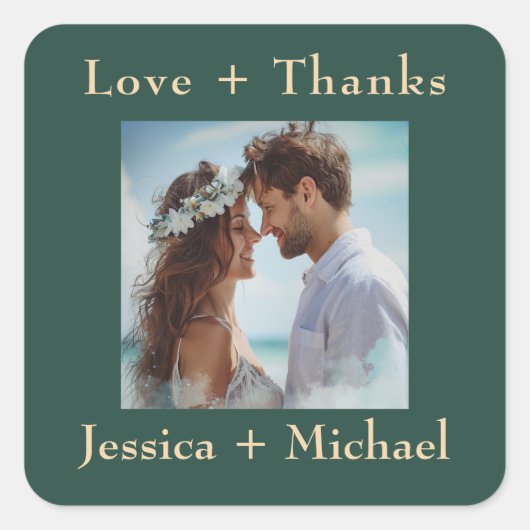 🌹バラロマンス:アールヌーボー・スプレンドール スクエアシール (正面)