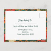 🌹バラロマンス：アールヌーボー・スプレンドール ポストカード (裏面)