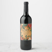 🌹バラロマンス：アールヌーボー・スプレンドール ワインラベル (正面)