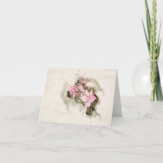 バラローレルフラワー カード (正面)