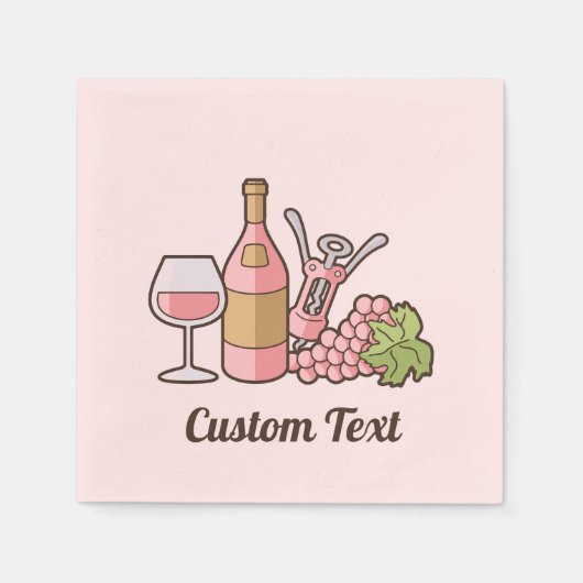 バラワインナプキンズ スタンダードカクテルナプキン (正面)